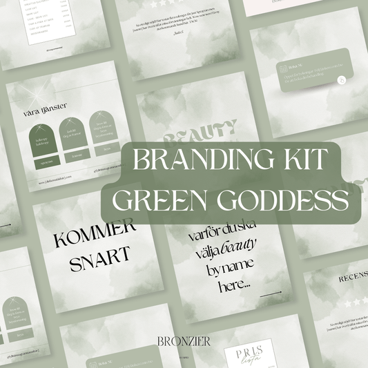 Branding Kit - Green Goddess [Digital Produkt] - Bronziér By Imper