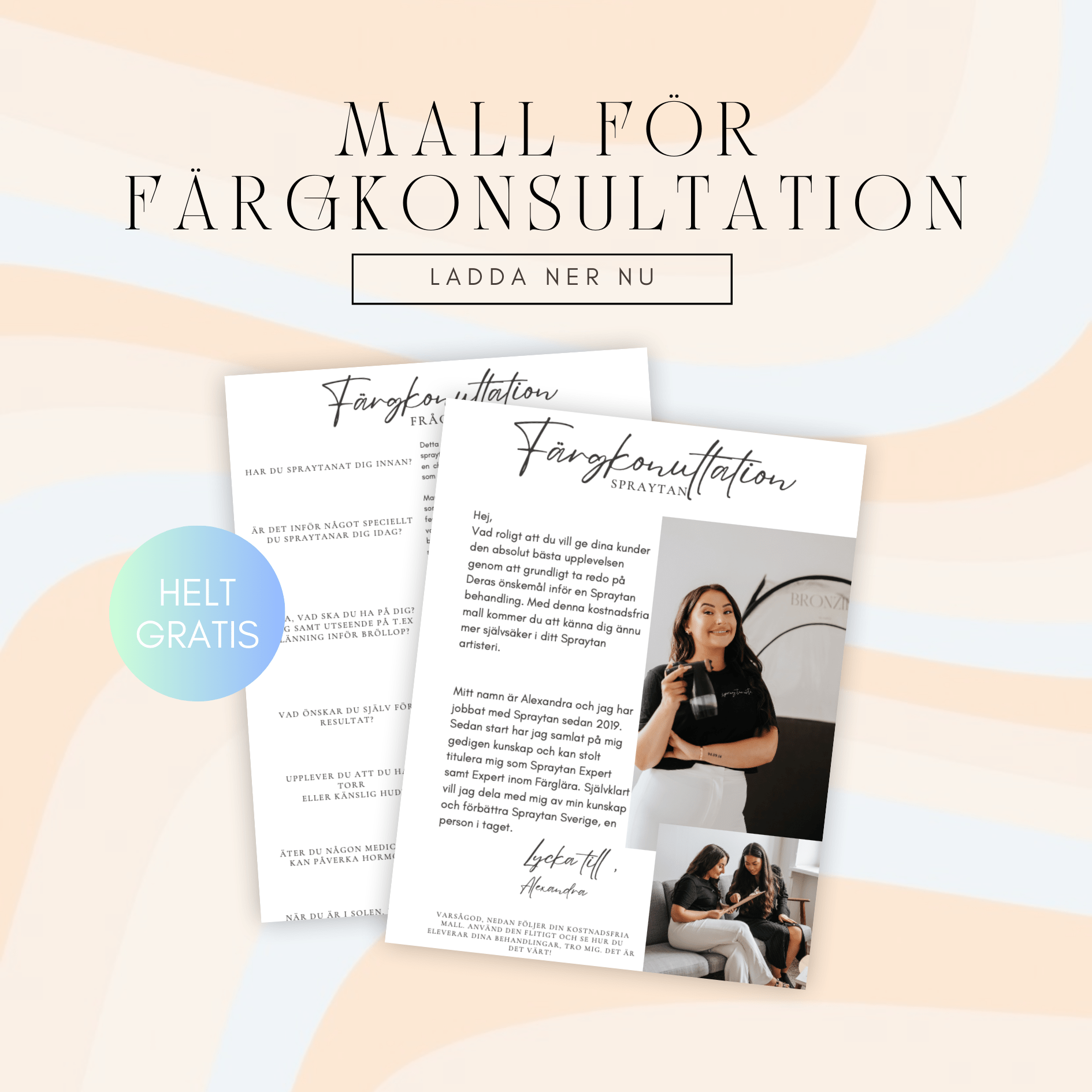 Färgkonsultation Mall [Digital Produkt] - Bronziér By Imper